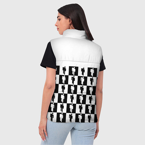 Женский жилет Monster energy pattern / 3D-Черный – фото 4