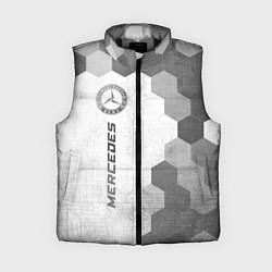 Женский жилет Mercedes - white gradient по-вертикали
