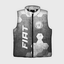 Женский жилет Fiat - grey gradient вертикально, цвет: 3D-черный