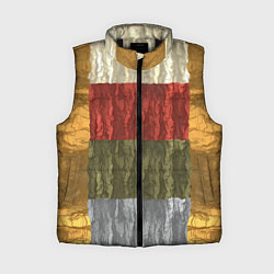 Женский жилет Цветной узор абстрактная графика