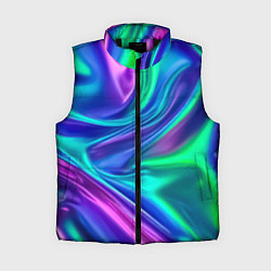 Женский жилет Neon waves, цвет: 3D-черный