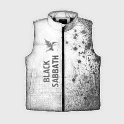 Женский жилет Black Sabbath - white gradient по-вертикали, цвет: 3D-черный