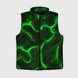 Женский жилет Неновые зигзаги