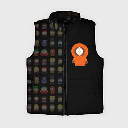 Женский жилет Южного парка Кенни, цвет: 3D-черный