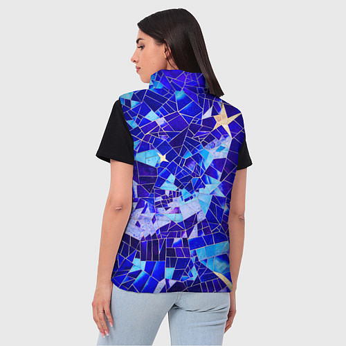 Женский жилет Небо-Звезды / 3D-Черный – фото 4