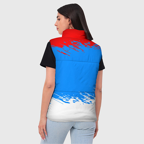 Женский жилет Патриот - флаг / 3D-Черный – фото 4