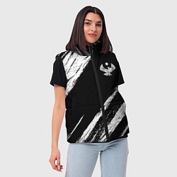 Женский жилет Дагестан - брызги, цвет: 3D-черный — фото 2