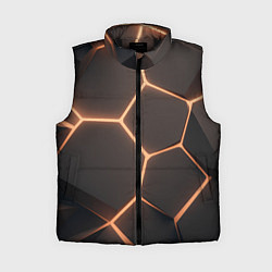 Женский жилет Серая текстура из сот