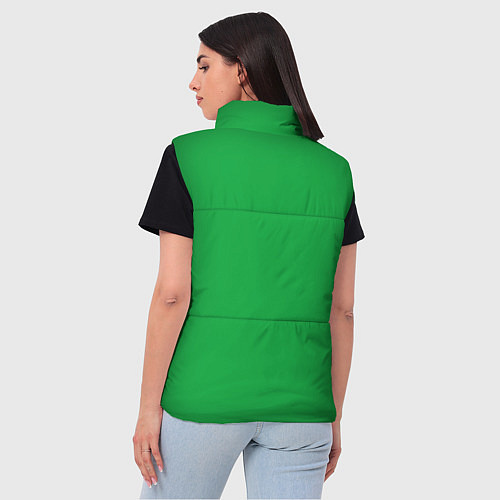 Женский жилет Ремень безопасности, зеленый / 3D-Черный – фото 4
