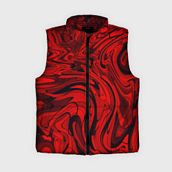 Женский жилет Красный смешение пластика