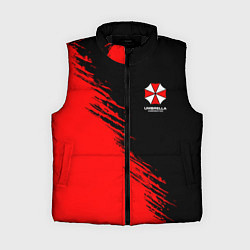 Женский жилет Umbrella Corp - red and black, цвет: 3D-черный