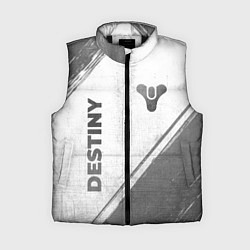 Женский жилет Destiny - white gradient вертикально