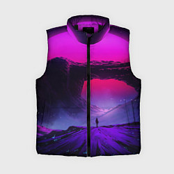 Женский жилет A Journey on the planet, цвет: 3D-черный