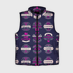 Женский жилет Easter pink, цвет: 3D-черный