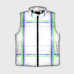 Женский жилет Neon white green light blue