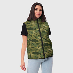 Женский жилет Камуфляж рыболовный, цвет: 3D-черный — фото 2