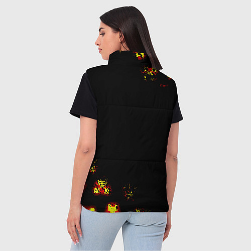 Женский жилет Doom x minecraft / 3D-Черный – фото 4