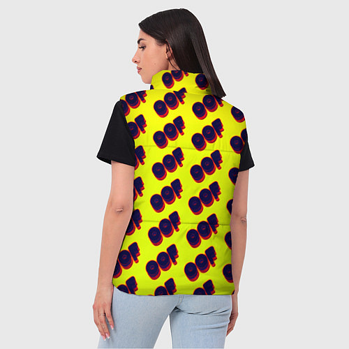 Женский жилет Doom off / 3D-Черный – фото 4