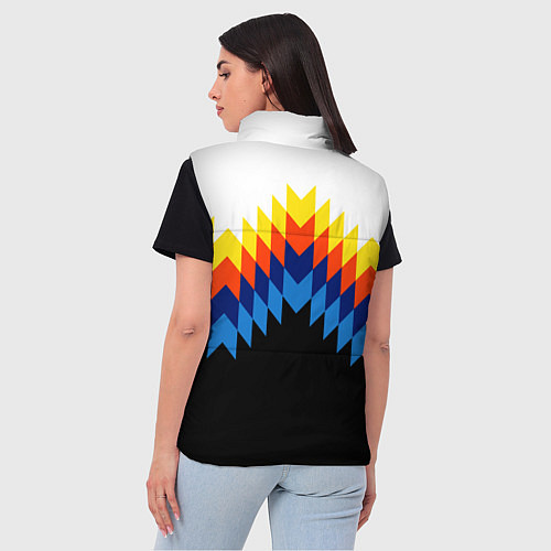 Женский жилет Олдскульный паттерн / 3D-Черный – фото 4