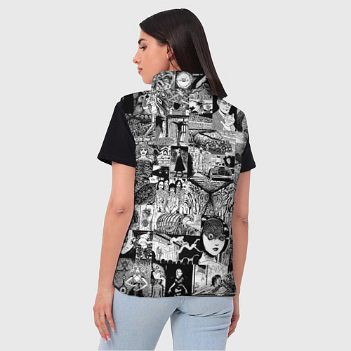 Женский жилет Horror World of Junji Ito / 3D-Черный – фото 4