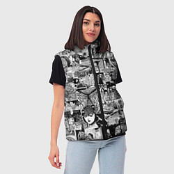 Женский жилет Horror World of Junji Ito, цвет: 3D-черный — фото 2