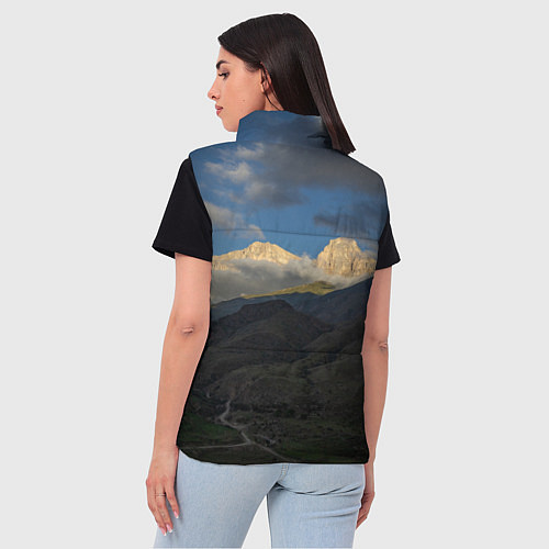 Женский жилет Массив Метеген / 3D-Черный – фото 4