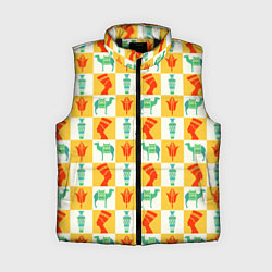 Женский жилет Мотивы Египта, цвет: 3D-черный