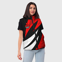 Женский жилет Митсубиси - красный спорт, цвет: 3D-черный — фото 2