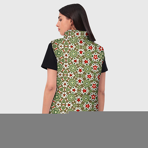 Женский жилет Геометрическая метаморфоза / 3D-Черный – фото 4