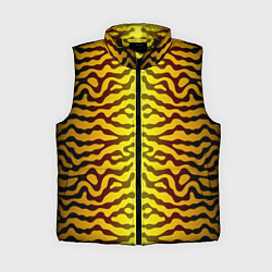 Женский жилет Скумбрия желтая, цвет: 3D-черный