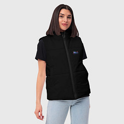 Женский жилет Mercedes amg, цвет: 3D-черный — фото 2
