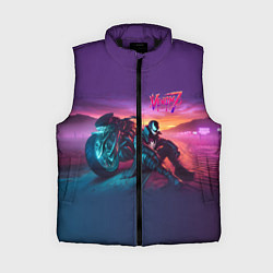 Женский жилет Venom near his motorcycle - ai art fantasy, цвет: 3D-черный