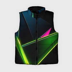 Женский жилет Неоновое освещение, цвет: 3D-черный
