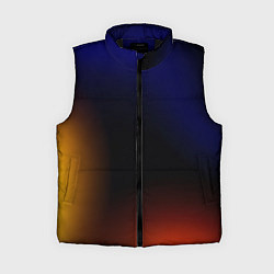 Женский жилет Color black red blue, цвет: 3D-черный