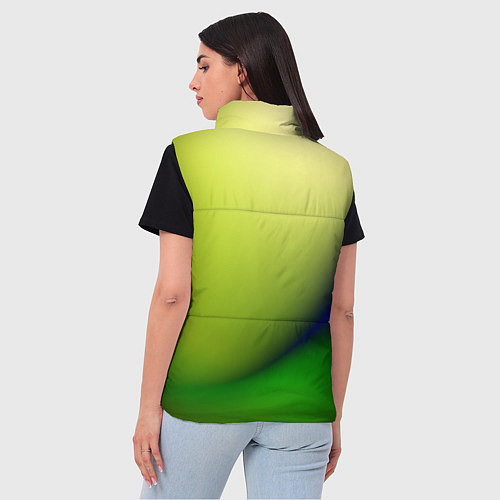 Женский жилет The color is multicolored / 3D-Черный – фото 4