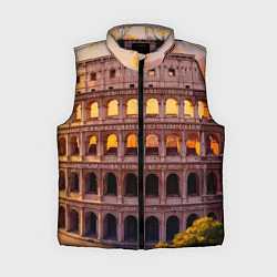 Женский жилет Колизей в лучах заката