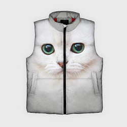Женский жилет Белый котик