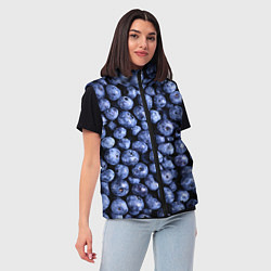 Женский жилет Черника, цвет: 3D-светло-серый — фото 2