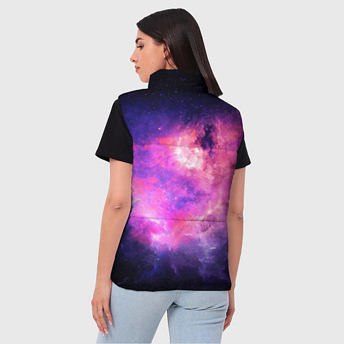 Женский жилет Космос / 3D-Черный – фото 4