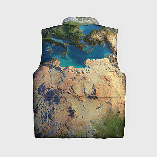 Женский жилет Земля / 3D-Светло-серый – фото 2