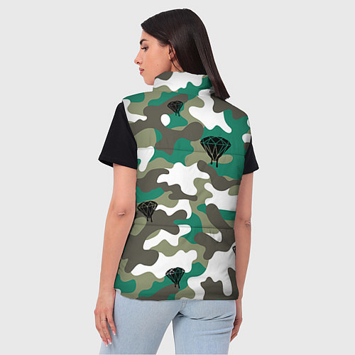 Женский жилет Камуфляж / 3D-Светло-серый – фото 4