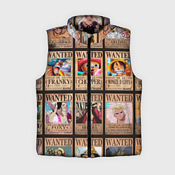 Женский жилет One Piece, цвет: 3D-черный