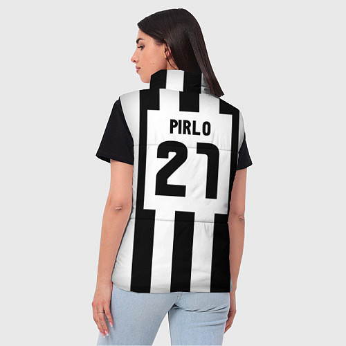 Женский жилет Juventus: Pirlo / 3D-Светло-серый – фото 4