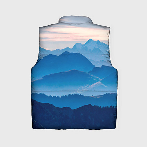 Женский жилет Горы / 3D-Светло-серый – фото 2