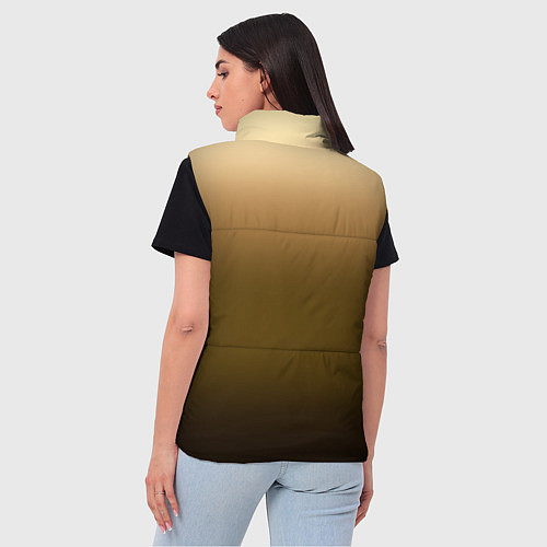 Женский жилет Взгляд медведя / 3D-Красный – фото 4