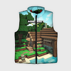 Женский жилет Minecraft House, цвет: 3D-красный