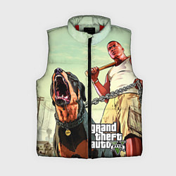 Женский жилет GTA 5: Franklin Clinton, цвет: 3D-красный