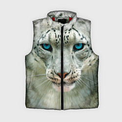 Женский жилет Снежный барс, цвет: 3D-красный