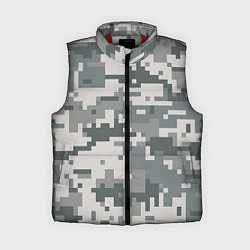 Женский жилет Камуфляж, цвет: 3D-красный