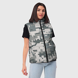 Женский жилет Камуфляж, цвет: 3D-красный — фото 2